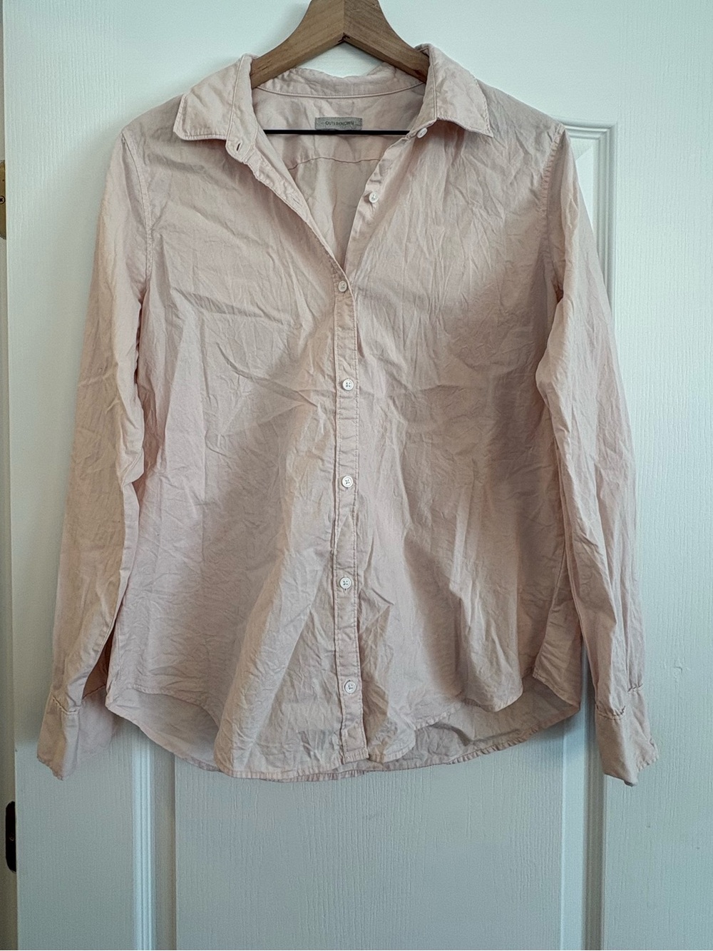 Outerknown Light Blush Button-Down Shirt